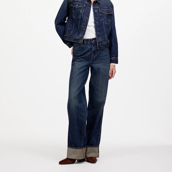 Madewell x Kaihara Superwide Leg Jeans tagged size 31 x 31 - Picture 1 of 6